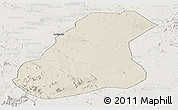 Shaded Relief Panoramic Map of Guro, lighten