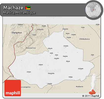 Classic Style 3D Map of Machaze