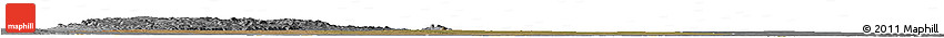 Satellite Horizon Map of Machaze, desaturated