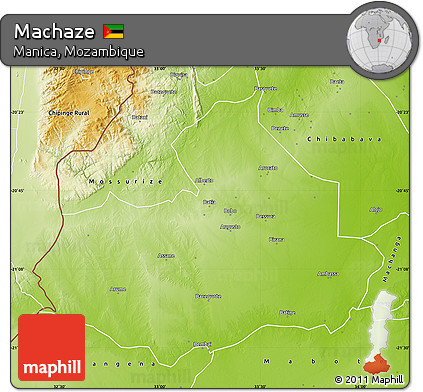 Physical Map of Machaze