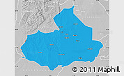 Political Map of Machaze, lighten, desaturated