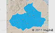 Political Map of Machaze, lighten, semi-desaturated