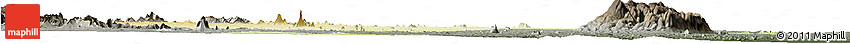 Physical Horizon Map of Macossa, darken, semi-desaturated