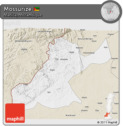 Classic Style 3D Map of Mossurize