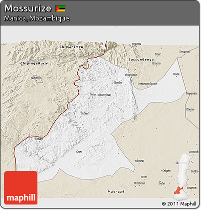 Classic Style 3D Map of Mossurize