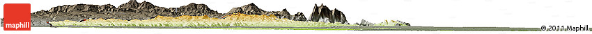 Physical Horizon Map of Mossurize, darken, semi-desaturated