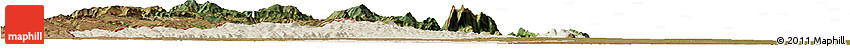 Shaded Relief Horizon Map of Mossurize, satellite outside Shaded Relief Horizon Map of Mossurize, satellite outside