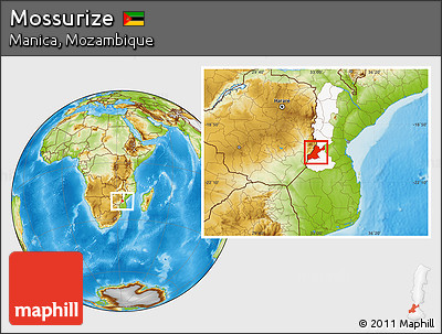 Physical Location Map of Mossurize, highlighted parent region