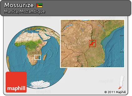 Satellite Location Map of Mossurize