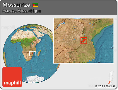 Satellite Location Map of Mossurize