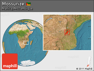 Satellite Location Map of Mossurize