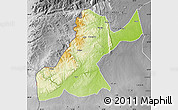 Physical Map of Mossurize, desaturated