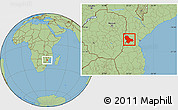 Savanna Style Location Map of Sussundenga