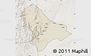 Shaded Relief Map of Sussundenga, lighten