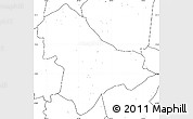 Blank Simple Map of Sussundenga, no labels