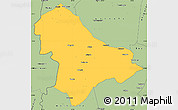 Savanna Style Simple Map of Sussundenga