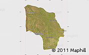 Satellite Map of Magude, cropped outside