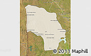 Shaded Relief Map of Magude, satellite outside