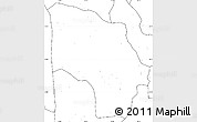 Blank Simple Map of Magude, no labels