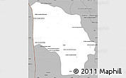 Gray Simple Map of Magude