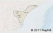Shaded Relief 3D Map of Marracuene, lighten