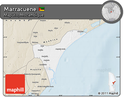 Classic Style Map of Marracuene