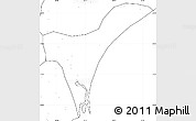 Blank Simple Map of Marracuene, no labels