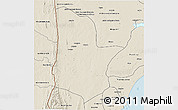 Shaded Relief 3D Map of Moamba