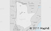 Silver Style 3D Map of Moamba