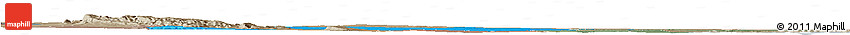 Political Horizon Map of Moamba, semi-desaturated
