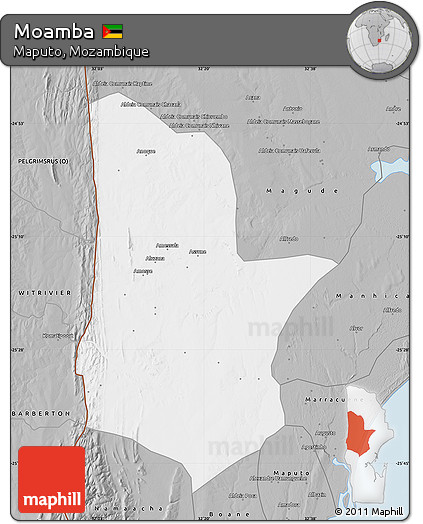 Gray Map of Moamba