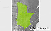 Physical Map of Moamba, desaturated