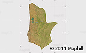 Satellite Map of Moamba, cropped outside