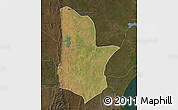 Satellite Map of Moamba, darken