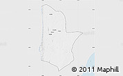 Silver Style Map of Moamba, single color outside