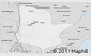 Silver Style Panoramic Map of Moamba