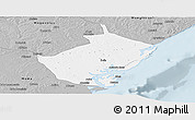 Gray Panoramic Map of Angoche