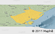 Savanna Style Panoramic Map of Angoche