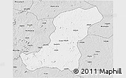 Silver Style 3D Map of Meconta