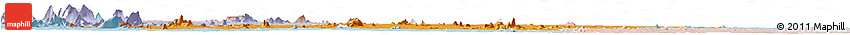 Political Horizon Map of Meconta, lighten