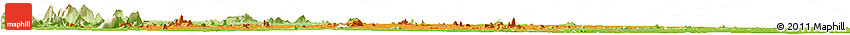 Political Horizon Map of Meconta, physical outside Political Horizon Map of Meconta, physical outside