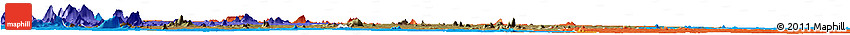Satellite Horizon Map of Meconta, political outside