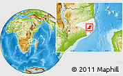 Physical Location Map of Meconta, highlighted parent region