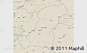 Shaded Relief Map of Meconta