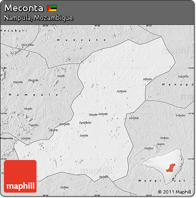 Silver Style Map of Meconta