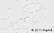 Silver Style Map of Meconta, single color outside