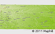 Physical Panoramic Map of Meconta