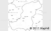 Blank Simple Map of Meconta