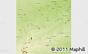 Physical 3D Map of Mecuburi