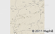 Shaded Relief 3D Map of Mecuburi